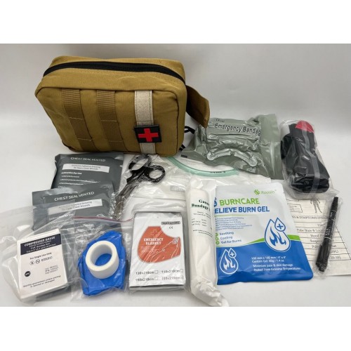 Номер 2. АРМЕЙСКАЯ АПТЕЧКА первой помощи ‼️УКОМПЛЕКТОВАННАЯ (с противоожоговым гелем BURNCARE в комплекте) / универсальная медицинская аптечка в Артеме