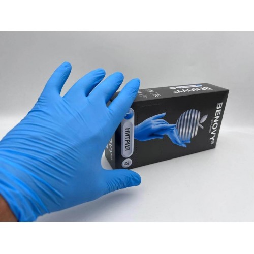 BENOVY MULTICOLOR НИТРИЛ медицинские цветные перчатки в Артеме