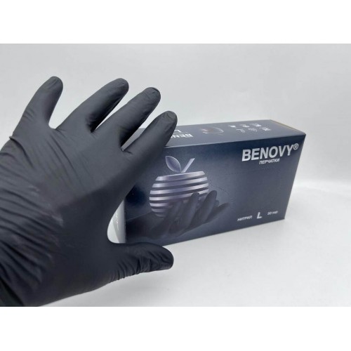 BENOVY MULTICOLOR НИТРИЛ медицинские цветные перчатки в Артеме
