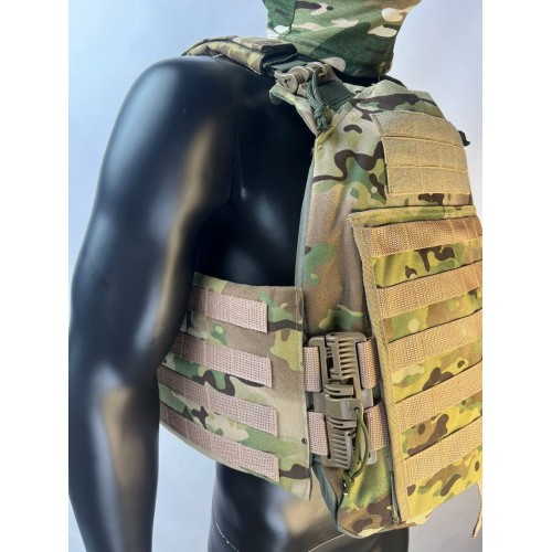 Бронежилет ЗАЩИТНИК в Артеме с кевларовым баллистическим пакетом C2, капами и бронеплитами Бр5