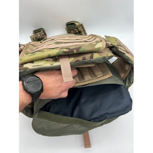 Бронежилет ЗАЩИТНИК в Артеме с кевларовым баллистическим пакетом C2, капами и бронеплитами Бр5