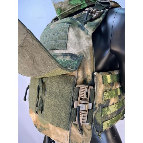 Бронежилет ЗАЩИТНИК в Артеме с кевларовым баллистическим пакетом C2, капами и бронеплитами Бр5