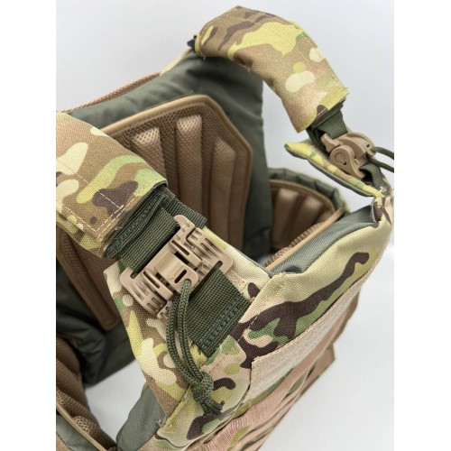 Бронежилет ЗАЩИТНИК в Артеме с кевларовым баллистическим пакетом C2, капами и бронеплитами Бр5