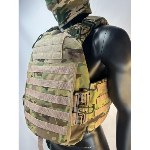 Бронежилет ЗАЩИТНИК в Артеме с кевларовым баллистическим пакетом C2, капами и бронеплитами Бр5