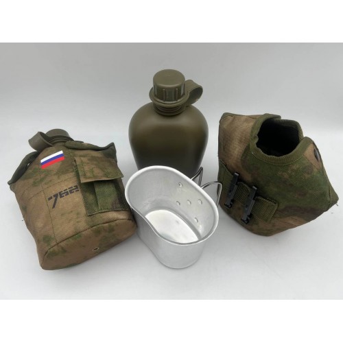 Фляга «7.62 RU» с супницей/котелком в чехле в Артеме