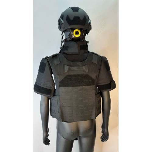 Бронежилет разгрузочный UNIVERSAL ARMOR в Артеме (СВМПЭ + бронеплиты Бр5 класса) черный