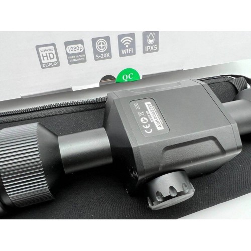 Наружный тактический прицел: Hap NV777P 5-20X SFIR, дальномер, цифровой монокулярный прицел ночного видения в Артеме