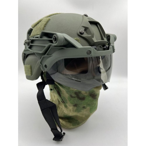 Откидные тактические нашлемные очки с креплением для шлема FAST/MICH/Ops-Core и другим моделям современных тактических шлемов в Артеме