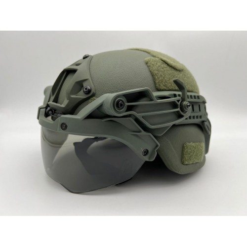 Откидные тактические нашлемные очки с креплением для шлема FAST/MICH/Ops-Core и другим моделям современных тактических шлемов в Артеме