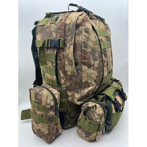 Рюкзак тактический 55 л со съемными подсумками в Артеме
