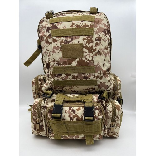 Рюкзак тактический 55 л песок/пиксель в Артеме
