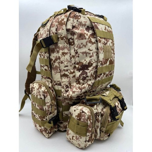 Рюкзак тактический 55 л песок/пиксель в Артеме