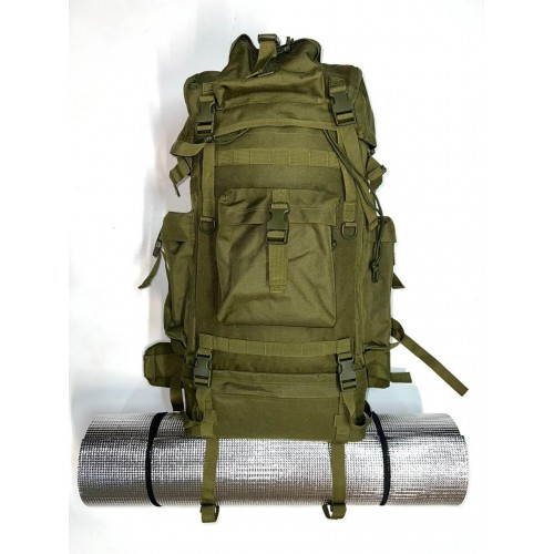 Рюкзак тактический 75 литров цвет хаки в Артеме
