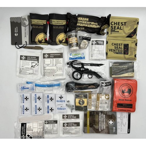 Военная тактическая аптечка “RHINO RESCUE” 30в1 в Артеме