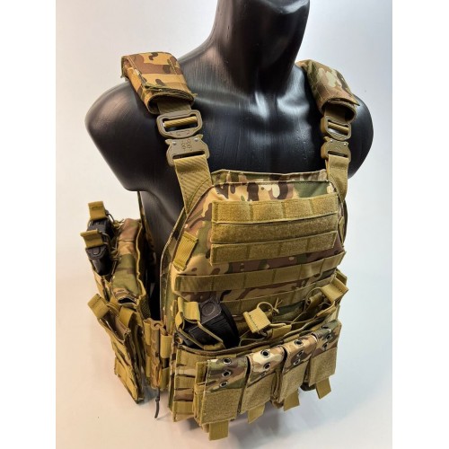 Жилет (плитник быстросъёмный/разгрузка) с возможностью установки боковых плит или боковых баллистических пакетов в Артеме